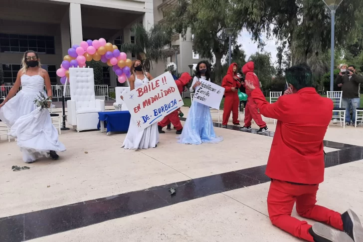 Con una fiesta al aire libre los organizadores de eventos reclamaron su reapertura