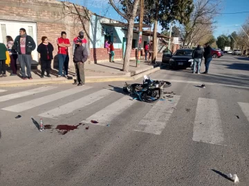 Trasladaron en el helicóptero sanitario a un joven que sufrió un fuerte accidente en Jáchal