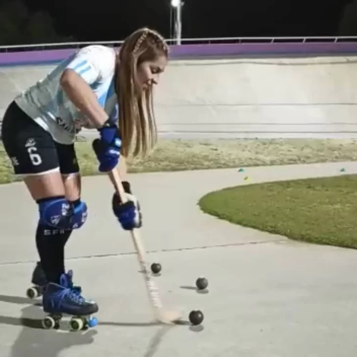 Eliana Vera, la sanjuanina que llevó su pasión por el hockey  a San Luis y fundó una escuelita