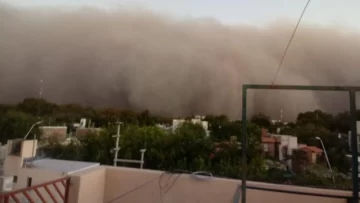 En Las Chacritas se reportaron ráfagas de hasta 98,1 km/h y en Pocito de 83,7 km/h