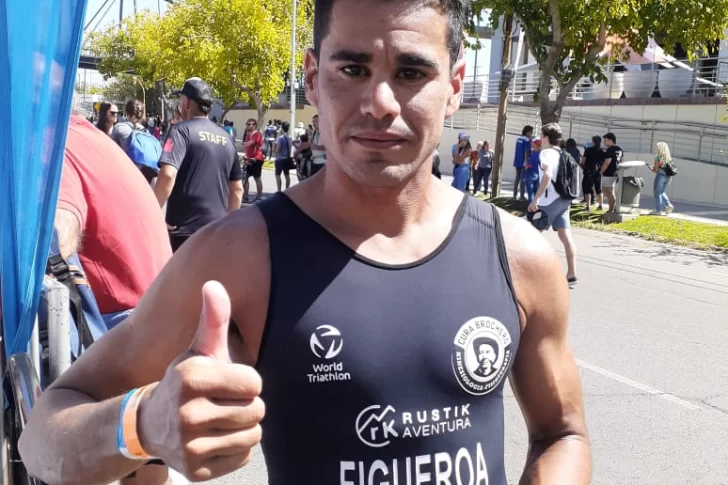 “Hace una semana estaba rengo y hoy me subí al podio de un Ironman”