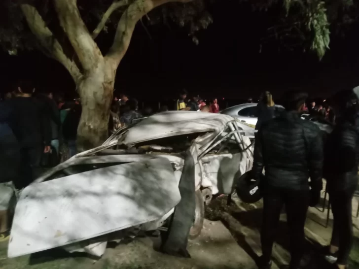 Un triple choque en San Martín dejó varios heridos y autos destrozados