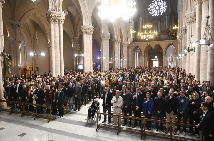 Rechazan violencia contra CFK en una misa por la paz en Luján