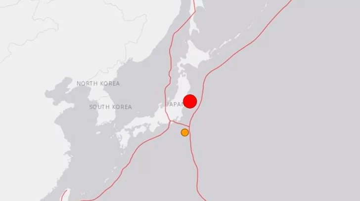 Registran un sismo en Japón de 7.1 grados en la escala de Richter