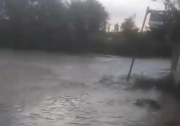 Creciente en Zonda y corte de ruta en Ullum por la lluvia