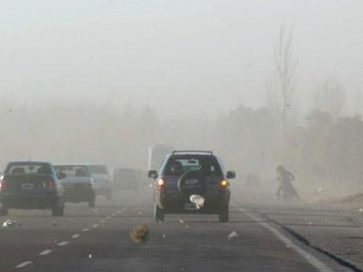 Lanzaron un alerta por viento Zonda para dos departamentos sanjuaninos