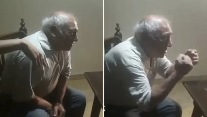 “Sos el gol de mi vida”: el emotivo video de un abuelo al enterarse por zoom que su nieto se recibió