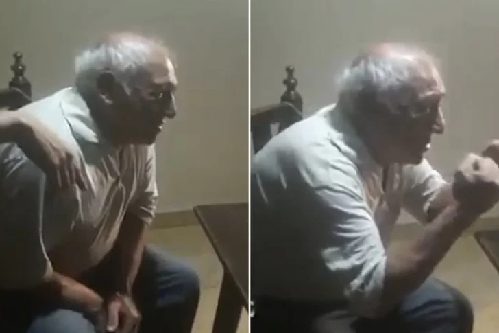 “Sos el gol de mi vida”: el emotivo video de un abuelo al enterarse por zoom que su nieto se recibió