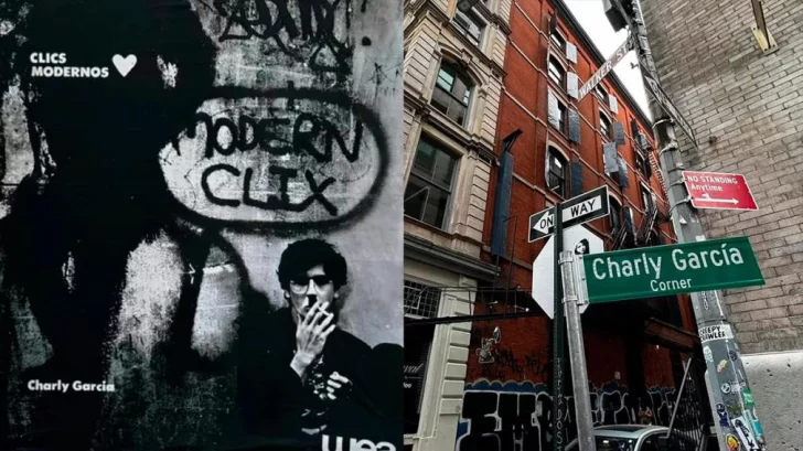 Charly García, agradecido y “honrado” por la esquina de Nueva York que lleva su nombre