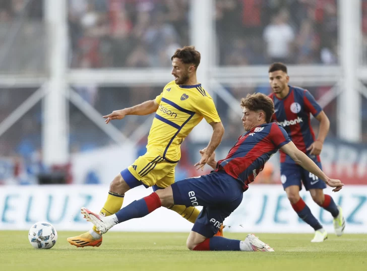 San Lorenzo y Boca empataron en un partidazo con polémica en el final