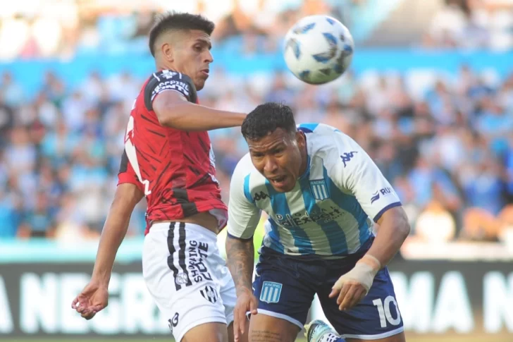 Racing no pudo con Central Córdoba, que se lo empató sobre el final en Avellaneda