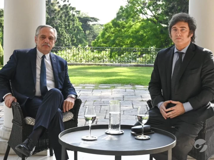 Javier Milei se reunió con Alberto Fernández en la Quinta de Olivos