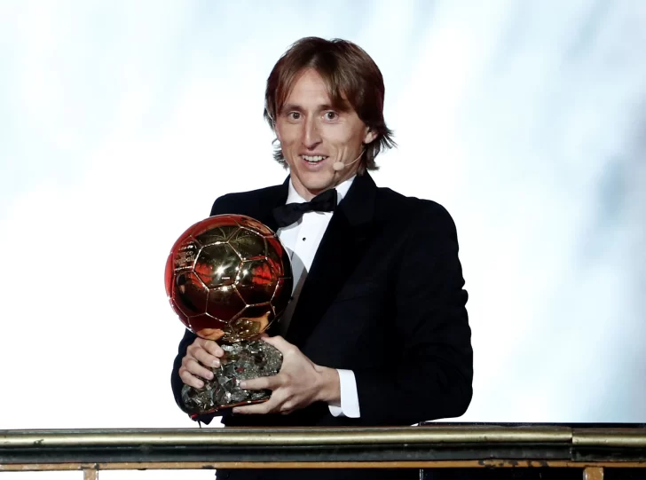 Modric ganó el Balón de Oro y le puso fin a una década de hegemonía de Messi y CR7