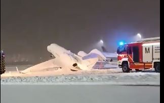 Se congelaron hasta los aviones por el intenso frío en Alemania