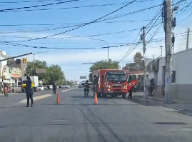 Susto en una carnicería de Rawson por un incendio