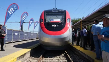 Chile inauguró el tren comercial más rápido de Sudamérica