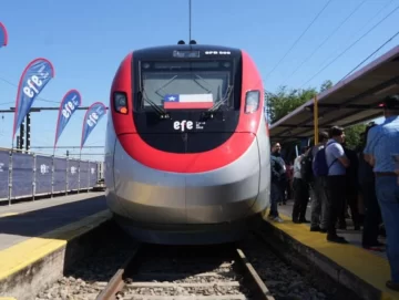 Un tren de Chile, el más rápido de Sudamérica