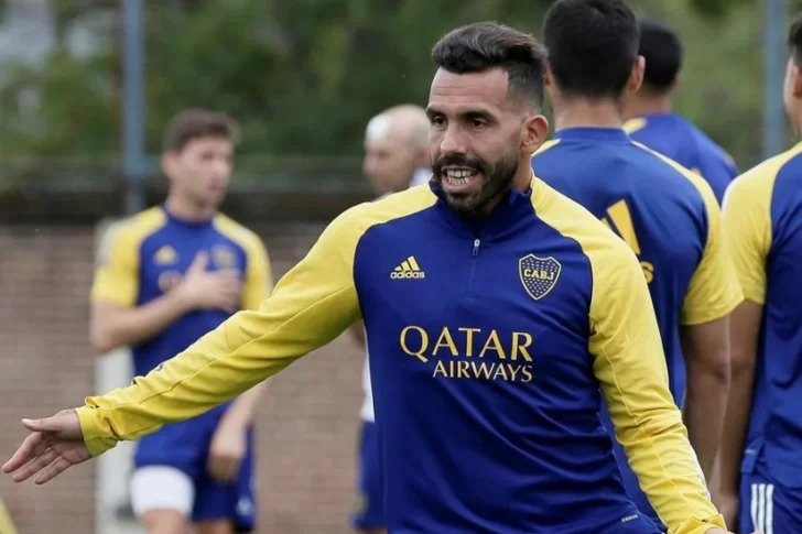 Tevez hizo fútbol y volvería a ser titular ante Vélez