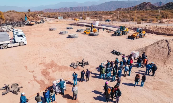 Catamarca tiene la primera planta de reciclado de neumáticos mineros