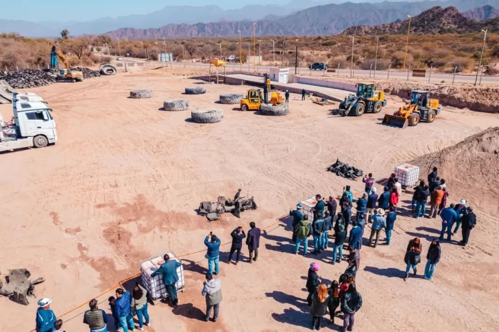 Catamarca tiene la primera planta de reciclado de neumáticos mineros