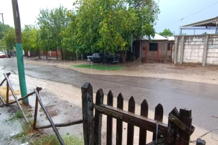 Mirá las fotos y videos de la intensa lluvia en San Juan