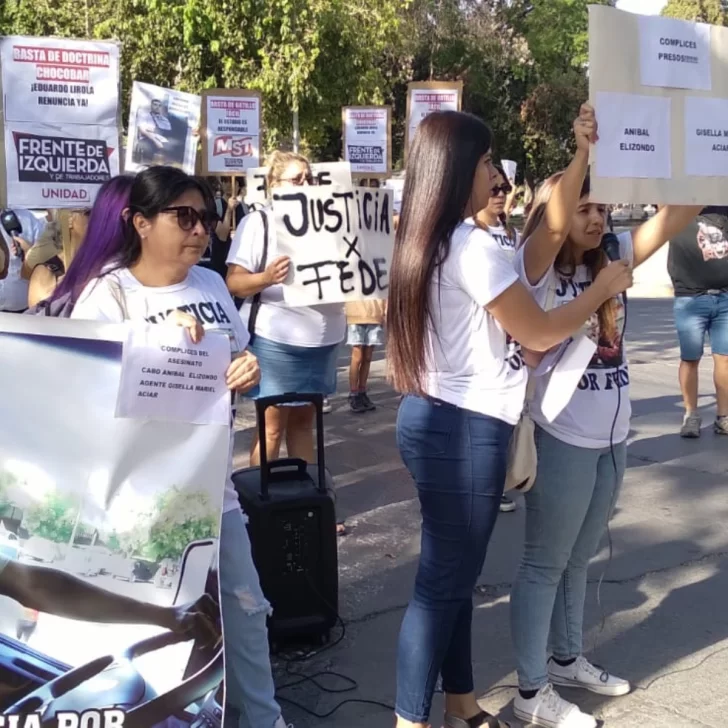 Desde Chepes y en contra del “gatillo fácil”, familiares del camionero acribillado marcharon en San Juan