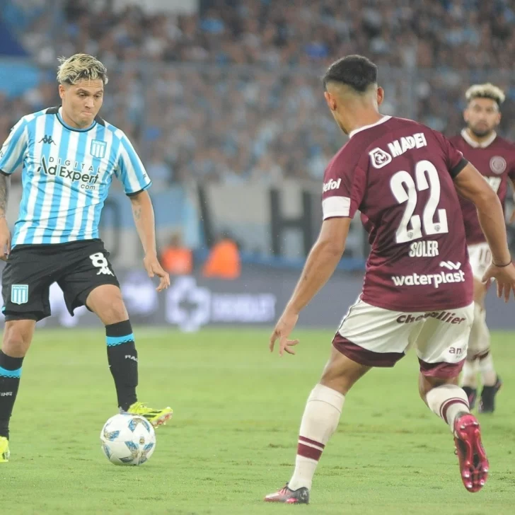 Racing derrotó a Lanús y quedó cerca de la clasificación en la Zona B