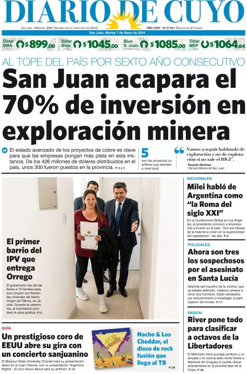 Tapa Edición 07 de Mayo del 2024