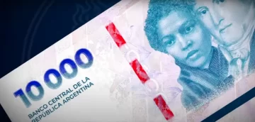 Cómo es el nuevo billete de $10.000