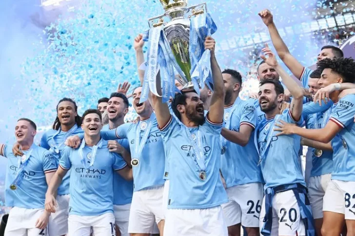 El City campeón con marca histórica