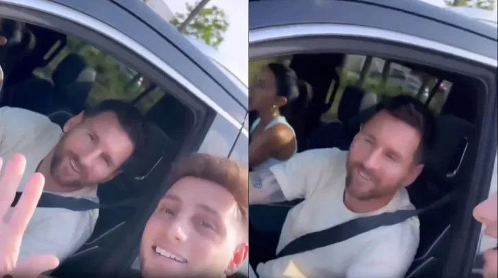 Se cruzó con Messi y su reacción al ver a Antonela se volvió viral