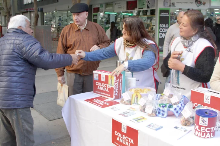 Este año, Cáritas busca duplicar la recaudación y reclutar voluntarios