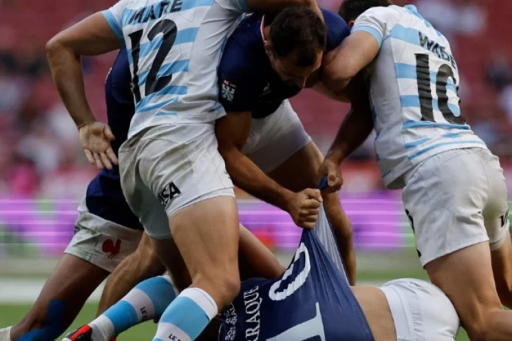 Francia frenó a Los Pumas Seven en Madrid