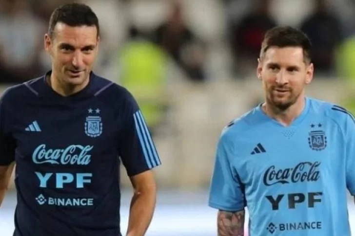 Scaloni y su tijera para la Copa América