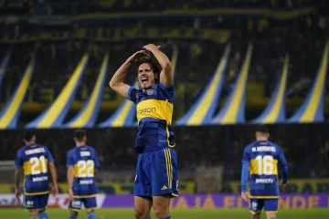 Boca venció a Vélez en un partidazo: Cavani anotó el gol y fue expulsado