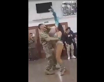 Escandaloso festejo por el Día del Padre en la Fuerza Aérea: bailarinas, animadores y sanciones