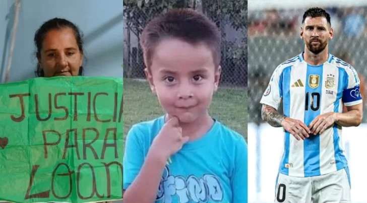 Caso Loan: la mamá del nene desaparecido le pidió ayuda a Lionel Messi para la búsqueda