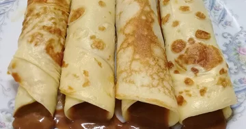 Receta de panqueques con dulce de leche, fácil y económico