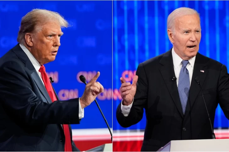 Con ataques personales, Trump y Biden protagonizaron el primer debate presidencial en EEUU
