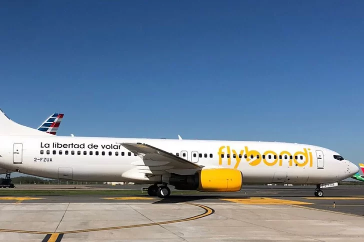 Flybondi operará en San Juan desde septiembre