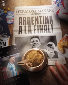 Copa América 2024: El particular posteo de la AFA sobre la final de Argentina! 😃🇦🇷