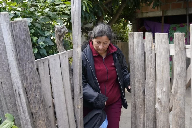 Laudelina, presa en la cárcel de Ezeiza