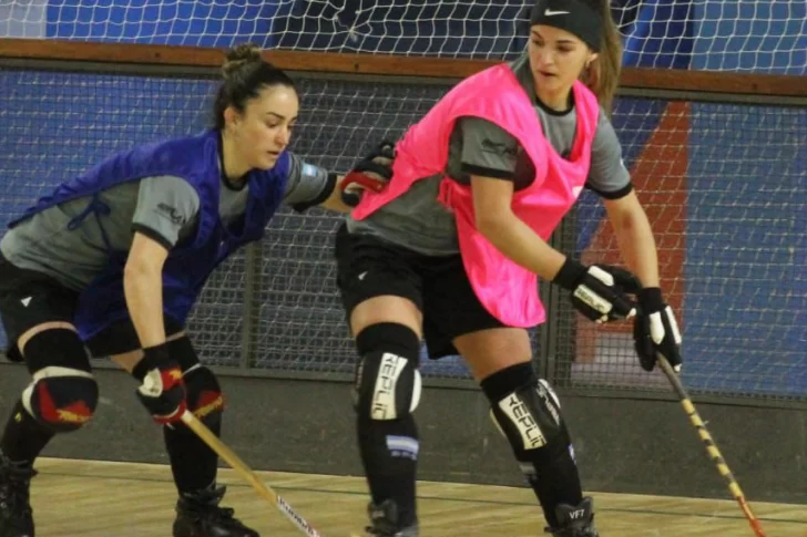 Trabajaron las chicas de  la Selección