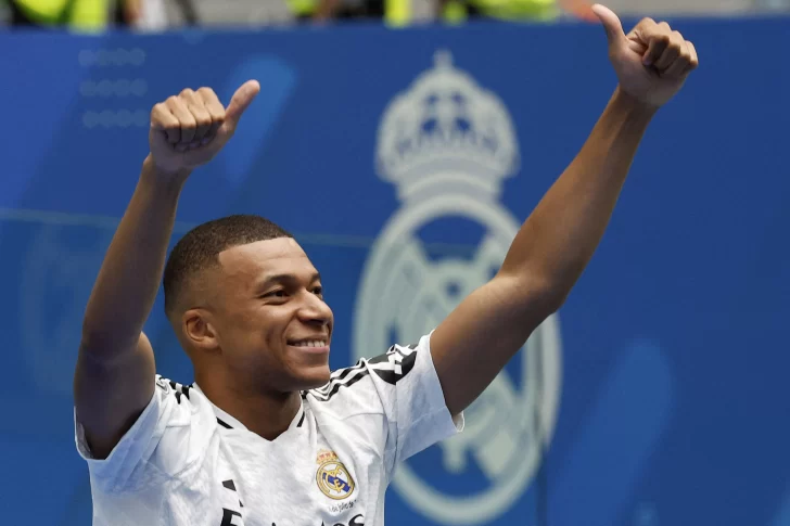 Mbappé es feliz en el Real Madrid