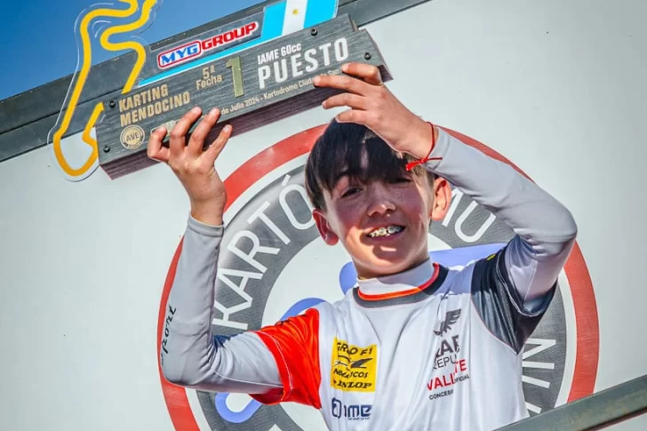 Los pilotos del karting, con podios en Mendoza y San Juan