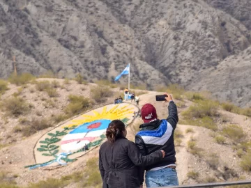 Los jachalleros celebraron la Fiesta del Escudo en La Falda