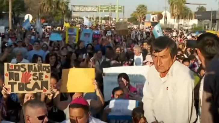 Multitudinaria marcha en Corrientes por Loan y terminó de declarar el sanjuanino Pérez