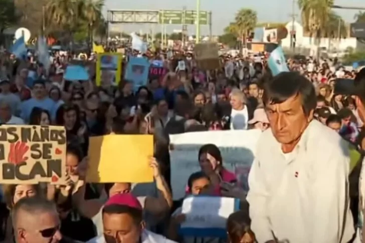 Multitudinaria marcha en Corrientes por Loan y terminó de declarar el sanjuanino Pérez