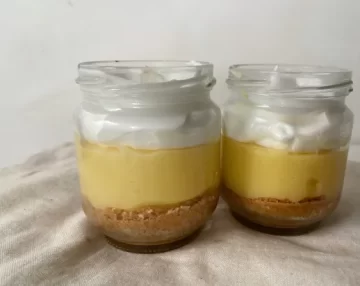 Cómo preparar lemon pie sin horno y servir ¡en vaso!