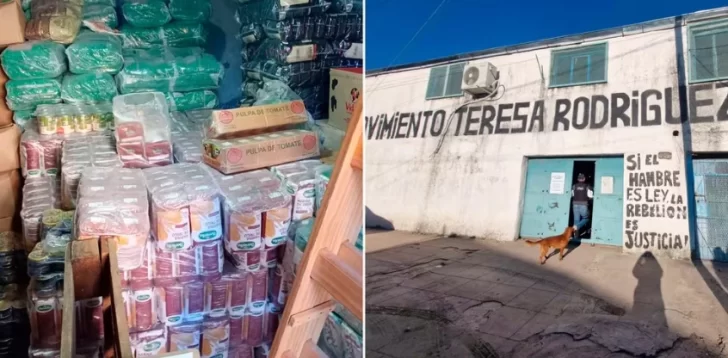 Hallaron más de 3 toneladas de comida vencida en comedores de organizaciones piqueteras